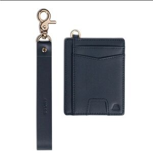 Andar The Denner wallet in navy (wallet with keychain)